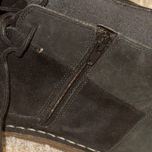 Clarks Men's Dark Blue Lace-Up Boots - Picture 5 of 9